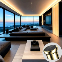 Interruptor Inteligente LTECH con Pantalla Táctil y Control por Aplicación, Compatible con Android, para Uso en Hoteles, Wi-Fi 6, Pantalla OLED