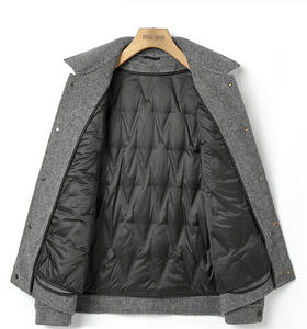 LCBZ Otoño e Invierno nueva chaqueta de lana para hombre corto Delgado <span class=keywords><strong>juvenil</strong></span> abrigo de lana de doble cara forro chaqueta gruesa - Product Image 3