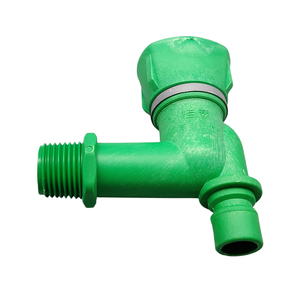 China Commercial Single Cold Abs Water Tap PP Plastic 1/2" Bibcock Water Faucet with Ceramic Cartridge Chip - Product Image 4