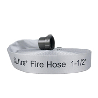 Tuyau d'incendie plat flexible en PVC NST/NPT/NH/BST avec raccords NH, accessoire d'équipement de lutte contre l'incendie
