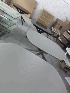 <span class=keywords><strong>De</strong></span> alta calidad Blanco esmerilado negro <span class=keywords><strong>de</strong></span> alto brillo <span class=keywords><strong>de</strong></span> <span class=keywords><strong>mesa</strong></span> <span class=keywords><strong>de</strong></span> comedor <span class=keywords><strong>de</strong></span> vidrio templado con los pies - Product Image 6