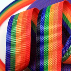 Source Manufacturer Wholesale <b>Rainbow</b> Ribbon Used in Backpacks and Various Accessories - Product Image 4
