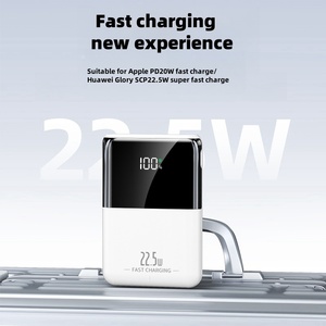 พาวเวอร์แบงค์ Ultra Slim 10000mAh Li-Polymer พร้อมหน้าจอ LED แสดงผลแบบดิจิตอลอัจฉริยะ รองรับการชาร์จเร็ว 20W ช่องเสียบคู่ (Type-C/USB) - Product Image 5