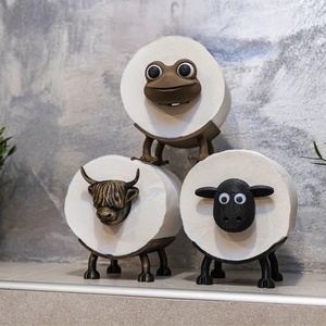 YOTO porte-rouleau de <span class=keywords><strong>papier</strong></span> toilette chien Animal Design créatif et intéressant porte-distributeur de serviettes en <span class=keywords><strong>papier</strong></span> de soie pour salle de bain maison - Product Image 3