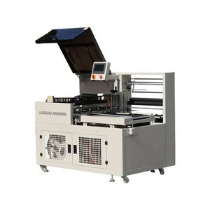 Machine d'emballage entièrement automatique pour boîtes en mousse et blind box, avec fonction de scellage et de découpe de film thermorétractable, petite machine d'emballage sous film thermorétractable - Product Image 4