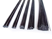Tube en Fiber de carbone à poteau mat Evergreen pour avion RC bricolage artisanat taille personnalisée poids léger 10 pièces ensemble
