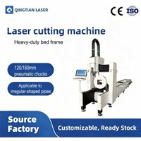 Machine de découpe laser à fibre CNC multifonction avec structure lourde pour la découpe de tubes métalliques et de profilés en fer