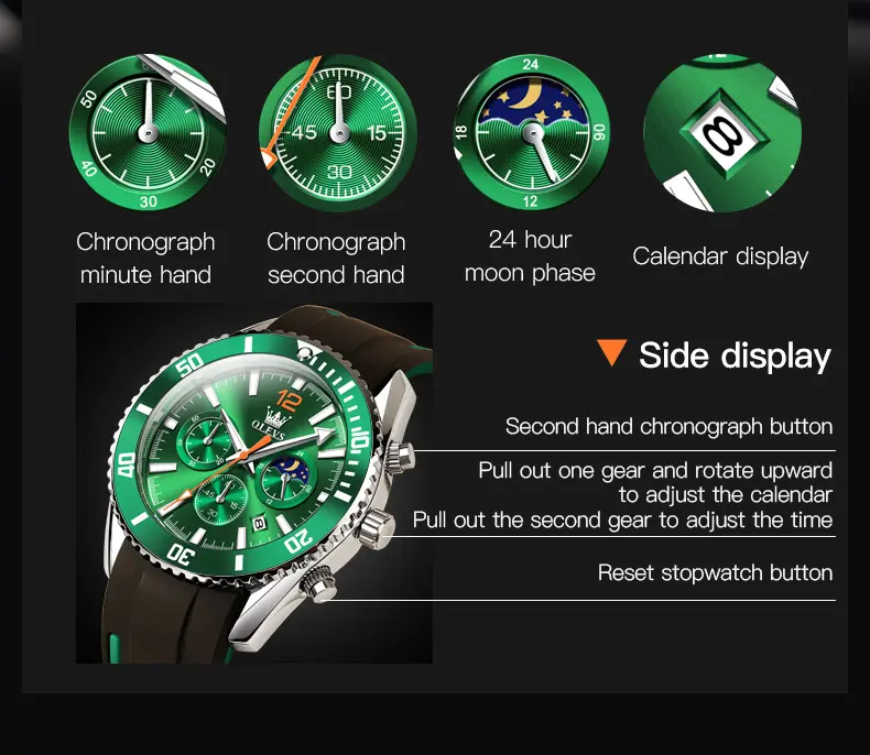 OLEVS Men Sport Wrist Watch | 2mrk Sale Online