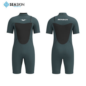 Seaskin 3mm 네오프렌 잠수복 앞 지퍼 어린이를위한 짧은 서핑 잠수복 - Product Image 2