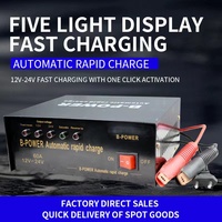 Pengisi daya baterai mobil pintar, pengisi daya baterai untuk truk, layar LED, baterai asam timbal, 20A 12V 24V