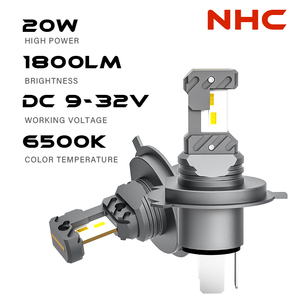 Phares LED Canbus H4 22W sans ventilateur, faisceau haut et bas, éclairage LED automobile, ampoules <span class=keywords><strong>de</strong></span> voiture, accessoires auto, même taille que les ampoules halogènes (1 par 1) - Product Image 4