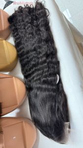 Peluca de Cabello Humano Virgen Vietnamita 100% al por Mayor, 34 Pulgadas de Largo, Encaje HD, Doble Trama, Sin Pegamento, Grado 12A, Ondas Oceánicas - Product Image 3