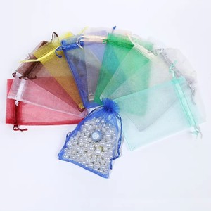 Tùy chỉnh Organza dây kéo túi đồ trang sức bông tai lưu trữ đóng gói cho món quà Pouch trong suốt rõ ràng Pouch Túi Mini Bag đối với Đảng - Product Image 5