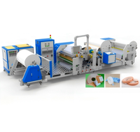 Machine de laminage et de revêtement pour ruban adhésif médical microporeux respirant, revêtement PSA thermofusible, ruban adhésif chirurgical non tissé