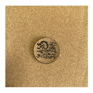 12X24 pulgadas corcho 0,8mm cuero Artificial grabado láser Logo mejor para posavasos manteles sin adhesivo - Product Image 3