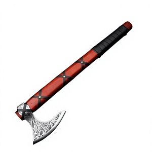 Wholesale Custom Handmade Hand Forged Stainless Steel Tomahawks <b>Wood</b> Handle Customized Industrial Grade <b>Axe</b> for Outdoor Camping - Product Image 2