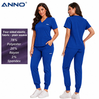 Ensemble de tenues médicales extensibles ANNO pour infirmières et médecins, fournisseur d'uniformes médicaux pour hôpitaux