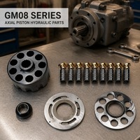GM08 Hydraulic Repair Kit Cylinder Block Valve Plate Retainer Plate Piston Set Spacer Ring GM08