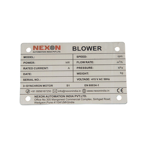 Acciaio inossidabile personalizzato, ottone, stampa di alluminio dello schermo, incisione,, materiale elettrico, eq meccanico - Product Image 6
