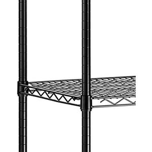 Scaffale a 5 Ripiani in Filo Metallico Rivestito, Unità di Stoccaggio per Cucina e Altri Ambienti, Organizzatori - Product Image 4