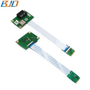 بطاقة محول PCI-E 1X مع موصل USB <span class=keywords><strong>2</strong></span>.0 إلى واجهة <span class=keywords><strong>M</strong></span>.<span class=keywords><strong>2</strong></span> NGFF Key A+E مع كابل FPC مرن - Product Image 2