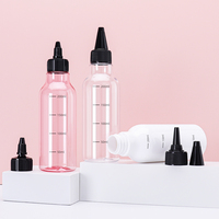 Bouteilles doseuses en plastique de 250 ml (16 oz) personnalisables avec logo, flacons souples vides avec bouchons pour huile capillaire avec nom de marque