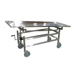 รถเก็บศพรถเข็นอุปกรณ์เก็บศพสแตนเลส - Product Image 1