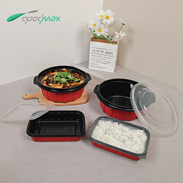 Hot-Selling High-Quality PP Plastic Disposable Microwave Oven Heating Food Packaging Take-Away Leak-Proof Fast Food Box