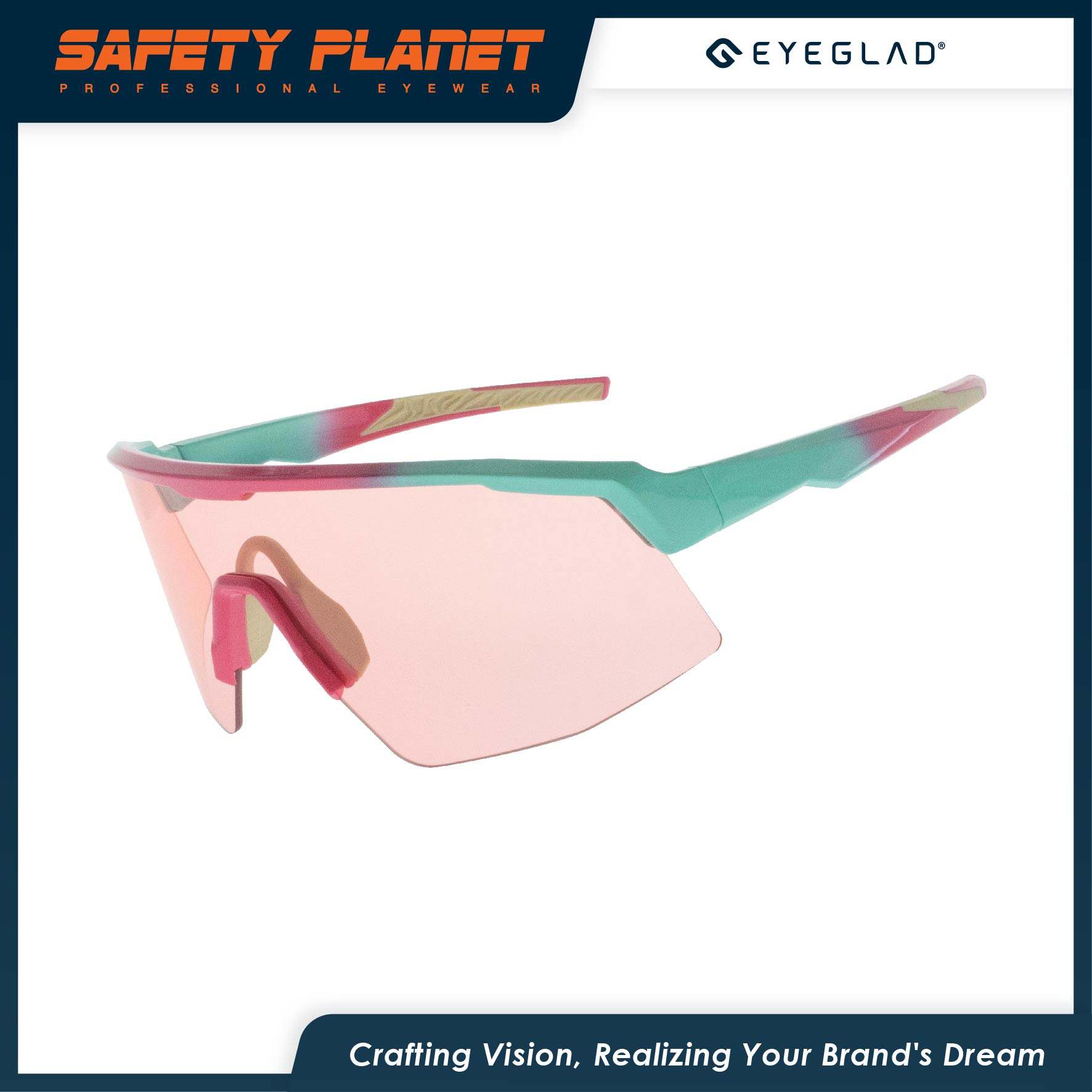 Custom-Made Sports Cycling Glasses Polarized Gradient Mountain Hiking Optical Sunglasses for Unisex 2024