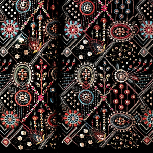 Premium Sequin Embroidery Velvet Fabric for Custom Dresses Party Wear and Luxurious Home Decor Projects Tailored to Your Needs - Product Image 1