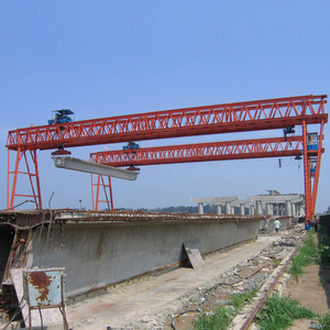 JQJ160-50 trasero alimentación viga truss lanzó puente grúa de pórtico - Product Image 3