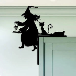 Su misura in ferro metallo architrave per la decorazione superiore della porta fabbricata feste del ringraziamento forniture per le feste - Product Image 3