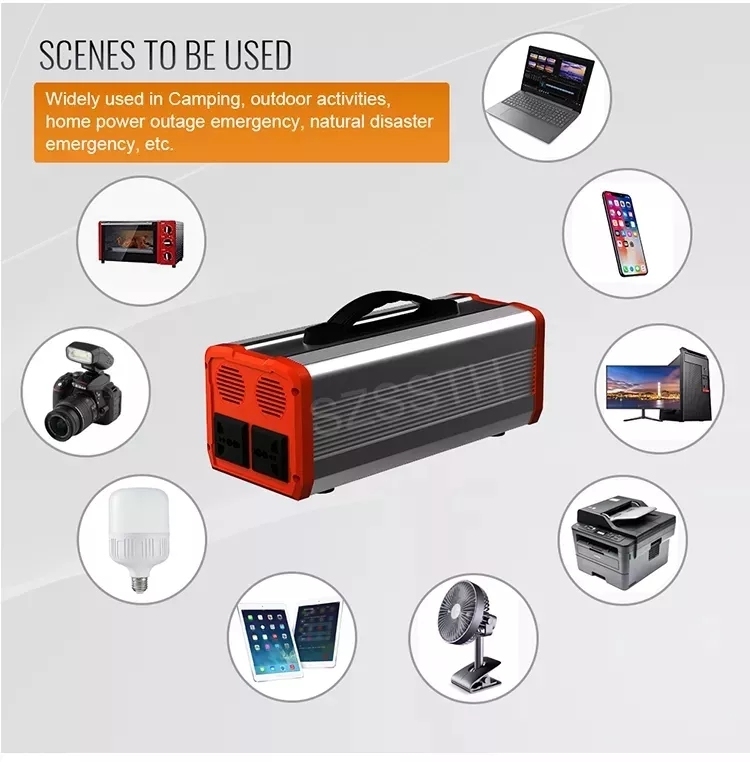 China New Mini Solar Generator Power Station Power Supply 110v 220v Ac 300W Inverter Lithium Battery Solar Portable Power Sta · image 2