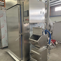 Four à fumage à vapeur commercial Aimeida en acier inoxydable 220V/380V, utilisation facile, température précise, pour la transformation de viande, fruits de mer et soja