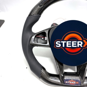 Volante in Fibra di Carbonio Personalizzato per Mercedes Benz <span class=keywords><strong>AMG</strong></span> W205 <span class=keywords><strong>W212</strong></span> W213 W246 C292 C43 C63 E63 S65 W463 W222 C180 C200 C250 C300 - Product Image 3