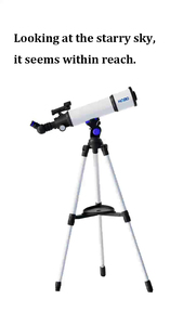 Kính viễn vọng thiên văn Trắng 80900 Khẩu độ lớn habo: Độ phân giải cao, độ phóng đại cao, để ngắm sao và ngắm cảnh - Product Image 6