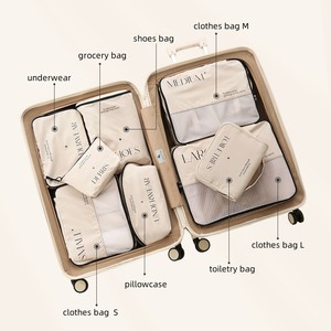 Cubetti di imballaggio <span class=keywords><strong>per</strong></span> il viaggio, Set di cubetti da viaggio Set di <span class=keywords><strong>valigie</strong></span> pieghevoli borsa leggera <span class=keywords><strong>per</strong></span> il deposito bagagli - Product Image 6