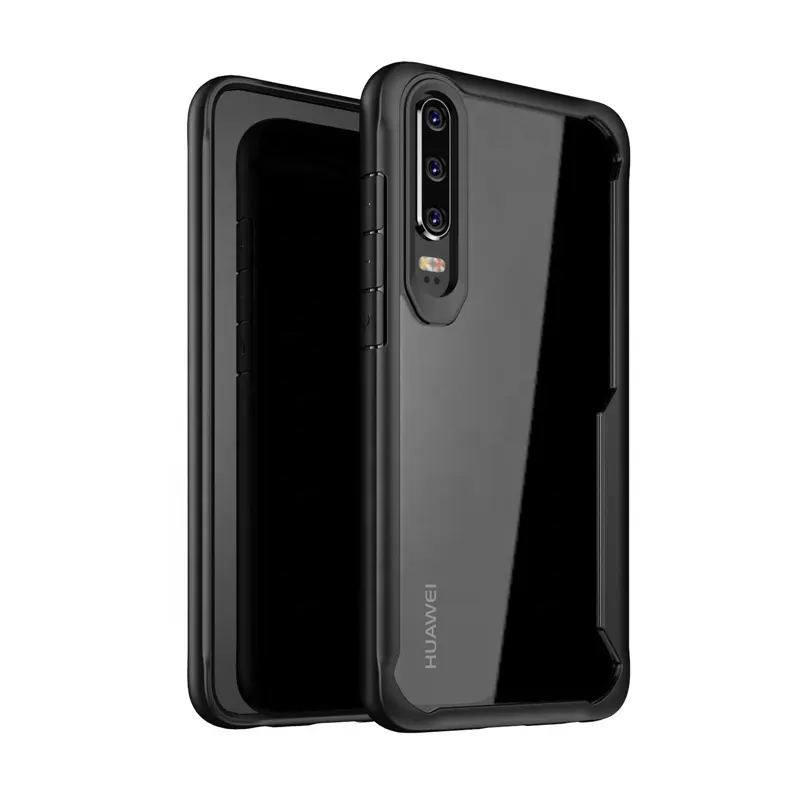 Shockproof Hybrid Phone Accessories For Huawei P20 Lite Cases,Clear TPU Case For Huawei P20 Pro Back Cover