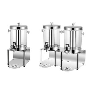 RCP 8l 9l 1 2 3 خزان تجاري عصير شرب مشروبات مبرد بارد ثلاجة آلة موزع مشروبات مزدوجة مع حامل للحفلات - Product Image 5