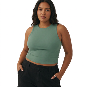 Womens Cotton <b>Sports</b> <b>Tank</b> <b>Top</b> Sleeveless Breathable Athletic Shirt for Tennis Training Gym Exercise Fitness and Active Wear - Product Image 4