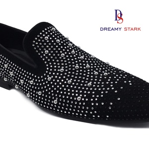 Chaussures Oxford de mariage personnalisées pour hommes en cuir véritable, motif original de haute qualité, design DIY avec perles, caractéristique légère, collection automne - Product Image 4