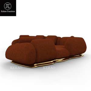 Tùy chỉnh thiết kế sang trọng phong cách Châu Âu Chất lượng cao vải thiết kế phòng khách đồ nội thất sofa Modular sofa - Product Image 5