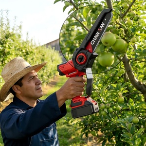 Scie à chaîne électrique de qualité DIY pour l'abattage en extérieur, alimentée par <span class=keywords><strong>batterie</strong></span> au lithium pour le travail du bois - Product Image 5