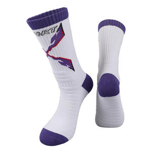 Chaussettes <span class=keywords><strong>de</strong></span> basketball pour hommes - Longues, montantes, en tissu éponge épais, respirantes, résistantes à l'usure, pour entraînement <span class=keywords><strong>de</strong></span> combat d'élite R15, emballées - Product Image 5