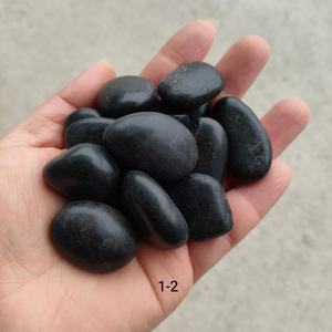 Venta de Piedras de Río Negras Pulimentadas Irregulares y Piedras Naturales para Jardín y Decoración de Exteriores - Product Image 3