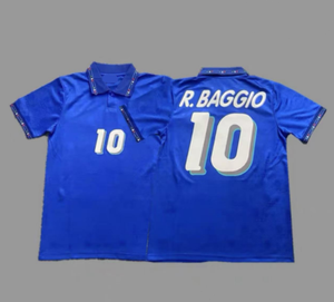 1994 95 96 98 06 R.baggio <span class=keywords><strong>Del</strong></span> <span class=keywords><strong>Piero</strong></span> Chemise rétro Maillot commémoratif haut de gamme - Product Image 3