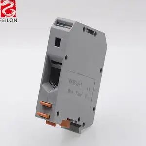 Ukh50 wiring block high current rail type uk50n terminal block 50mm2 non sliding wire flame retardant