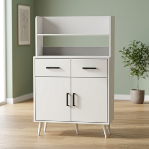 Modern Wood Panel Heavy Duty <b>Kitchen</b> Modular Cabinet Drawer MDF Door Multifunctional <b>Shelf</b> Table Top Easy Installation - Product Image 2