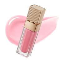 Gloss à lèvres liquide naturel brillant, non toxique, marque privée, sans cruauté, repulpant, biologique, hydratant