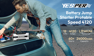 Yesper 4120 Car Jumpstarter Battery <strong>Booster</strong> 24000mAh Power Bank Fast Charger Portable Starter Jump For Motorcycle - Product Image 2